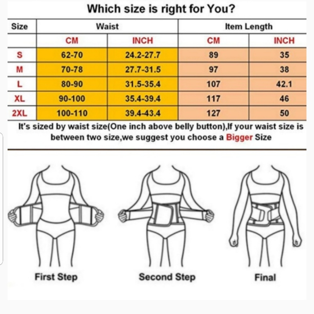 🔥🆕️ Waist Trainer Work Out Back Support 2 in 1 - Picture 5 of 6